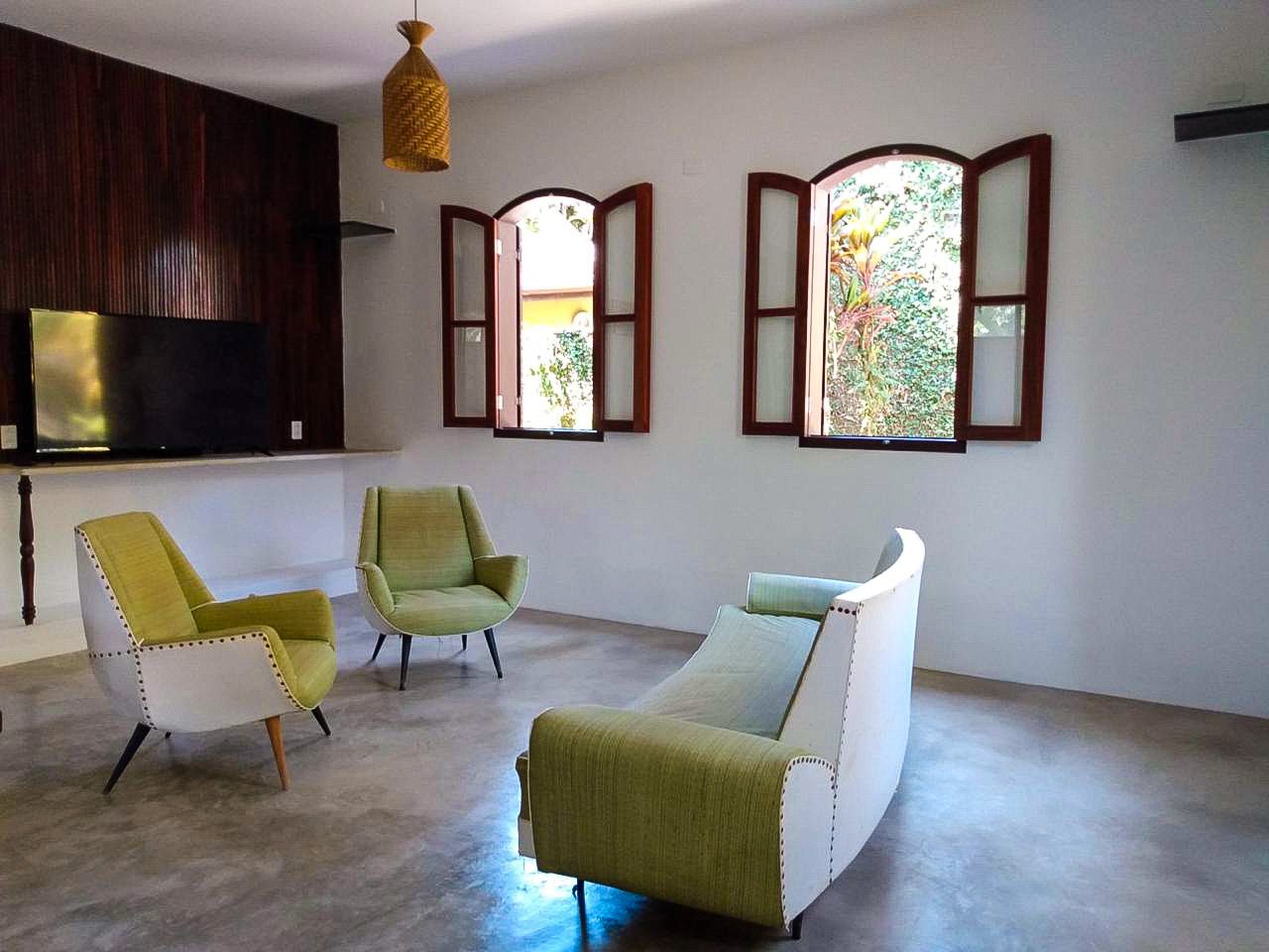 Sala de estar - Casa Pandora Itamambuca